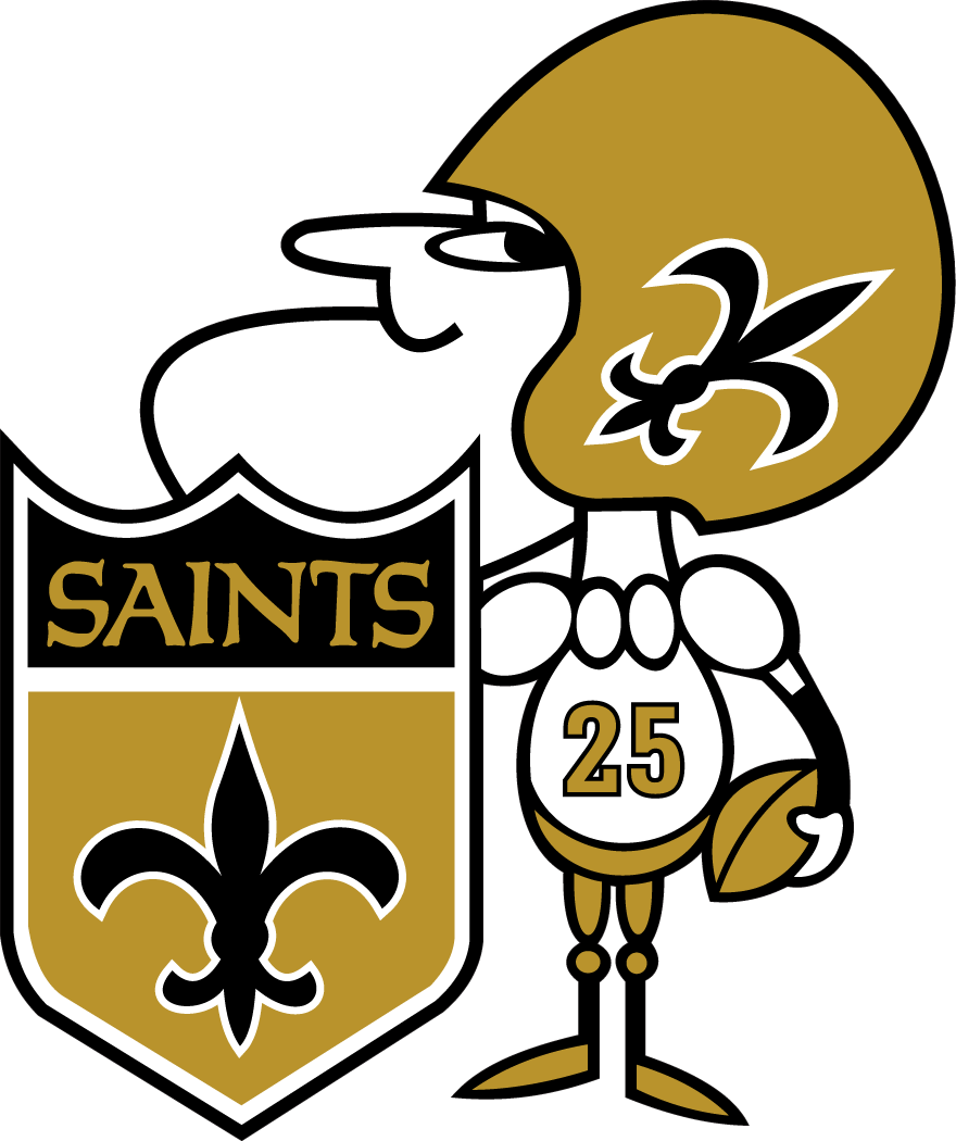 New Orleans Saints 1967-1984 Alternate Logo iron on paper